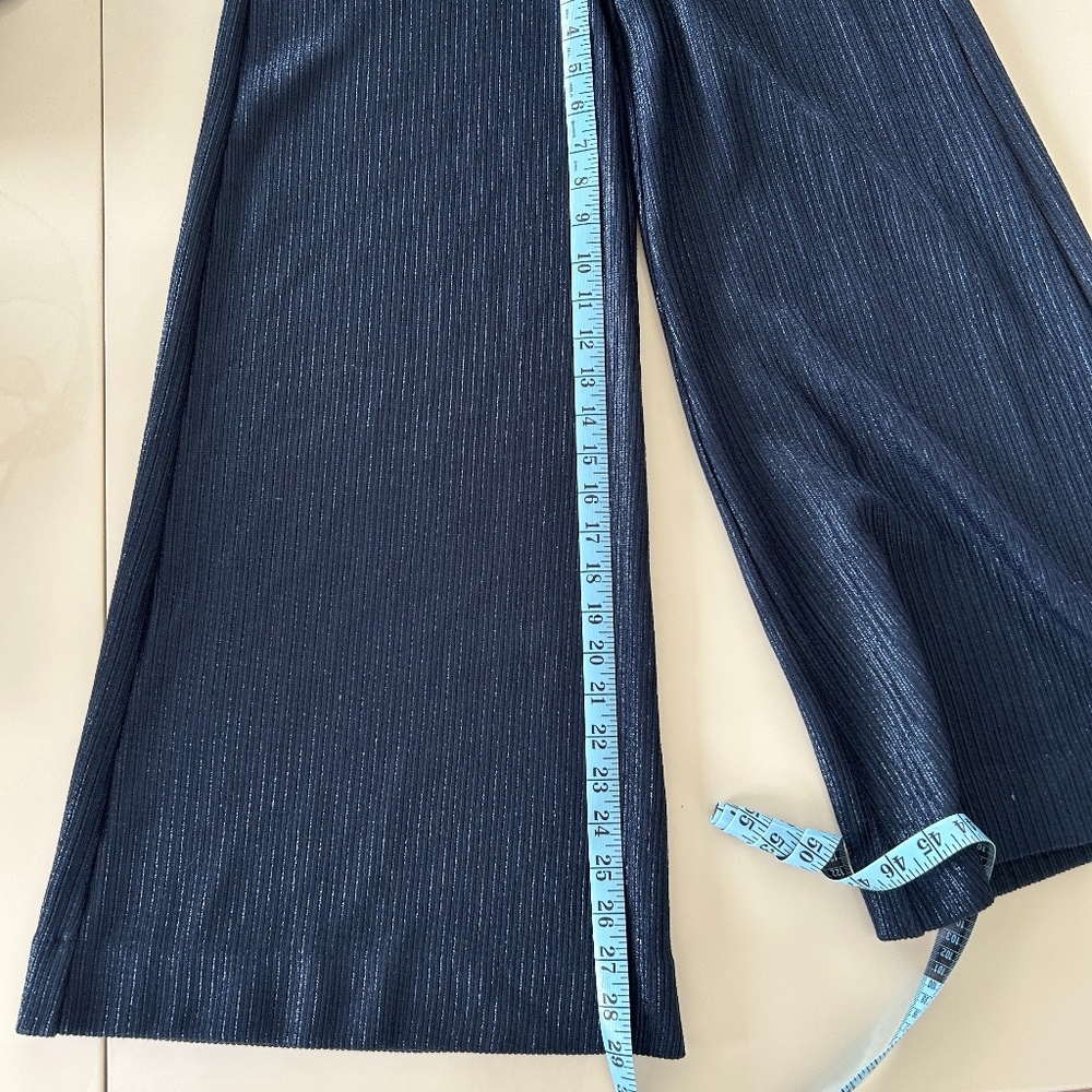 Free People Wide Leg Blue Jumpsuit in Blue - Picture 7 of 8